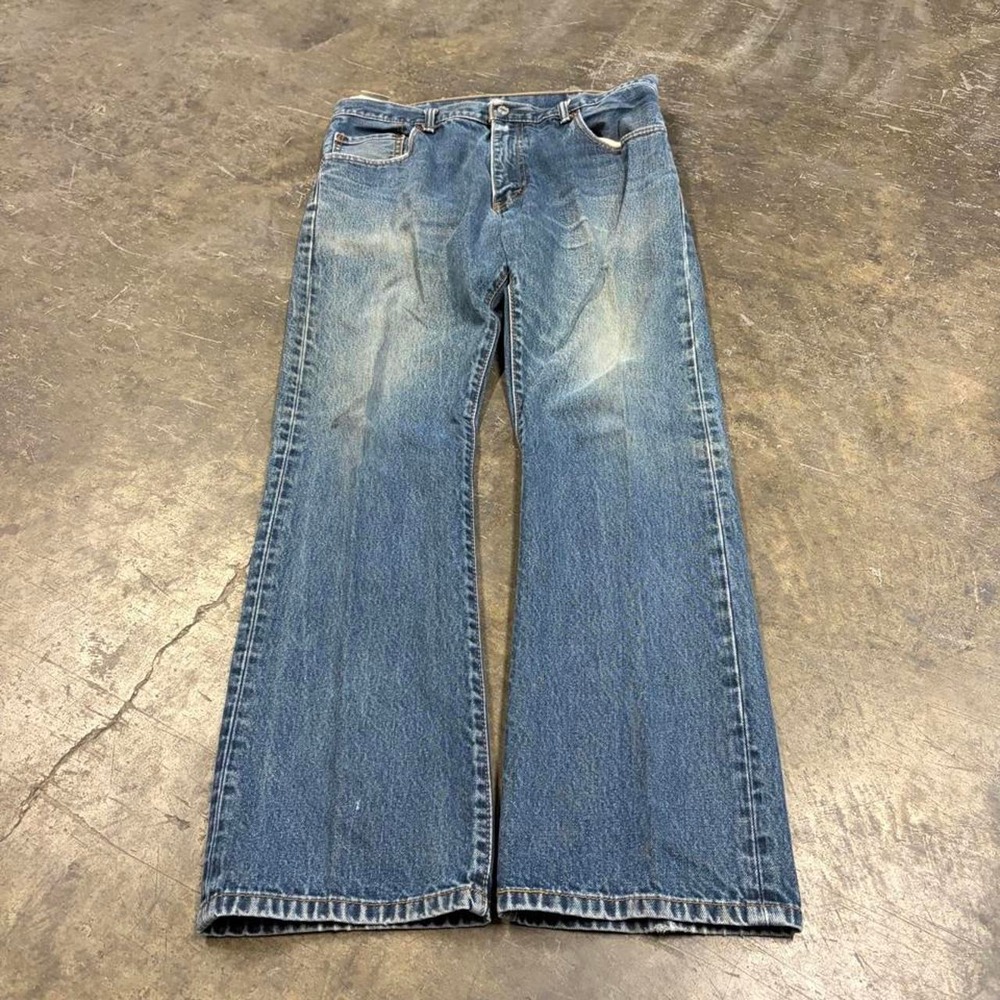 Vintage Levis 517 Bootcut Jeans Mens 34x32 Blue Denim 2000s Y2K 0402